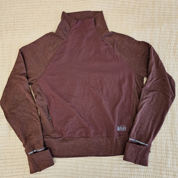 REI Co-op Swiftland Insulated Mid Layer Top Mock Neck Athleisure Gorpcore - Picture 5 of 11